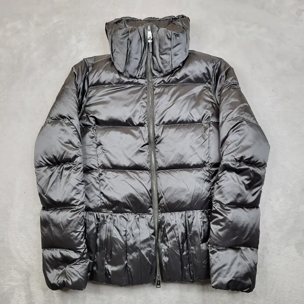 Ralph Lauren Black Label Jacket‎ Womens Medium Puffer Coat Down Feather Quilted